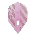 L-STYLE L-Style L1 Pro Elle Design White Stripe over Clear Pink Champagne Dart Flights
