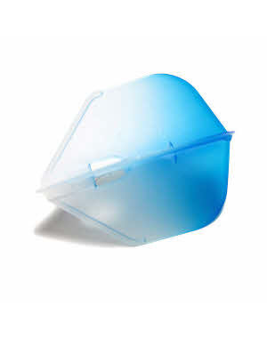 L-STYLE L3 PRO Shape Champagne Flight 2-Tone - Clear White with Blue