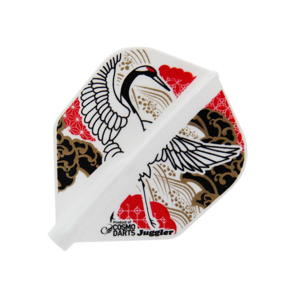 COSMO DARTS Cosmo Fit Flight Air Juggler Japanese Crane Shape Dart Flights