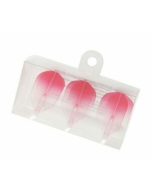 COSMO DARTS Cosmo Fit Flight Air Gradation Clear Red Shape Dart Flights