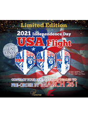 COSMO DARTS Cosmo Fit Flight Independence Day 2021 Limited Slim Dart Flights
