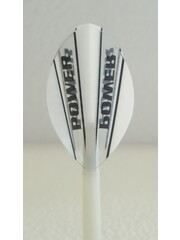 McCoy Darts McCoy Power Max Pear Transparent White and Clear Dart Flight