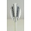 McCoy Darts McCoy Power Max Pear Transparent White and Clear Dart Flight