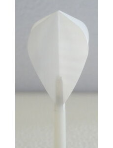 McCoy Darts McCoy Power Max Kite Solid White Dart Flight