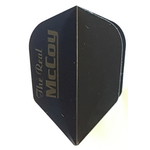 McCoy Darts McCoy Xtra Strong Standard Black with Gold Text The Real McCoy Dart Flight