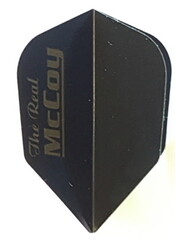 McCoy Darts McCoy Xtra Strong Standard Black with Gold Text The Real McCoy Dart Flight