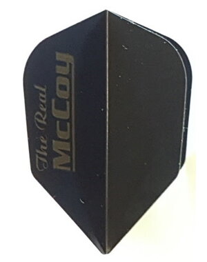 McCoy Darts McCoy Xtra Strong Standard Black with Gold Text The Real McCoy Dart Flight