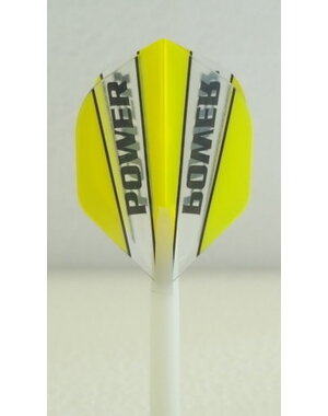 McCoy Darts McCoy Power Max Standard Transparent Yellow and Clear Dart Flight