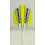McCoy Darts McCoy Power Max Standard Transparent Yellow and Clear Dart Flight