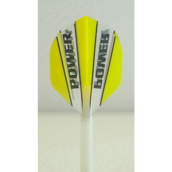 McCoy Darts McCoy Power Max Standard Transparent Yellow and Clear Dart Flight