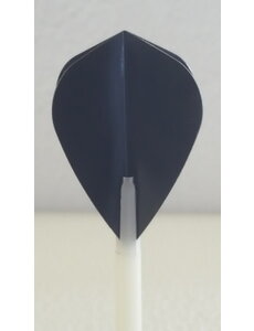 McCoy Darts McCoy Power Max Kite Solid Black Dart Flight