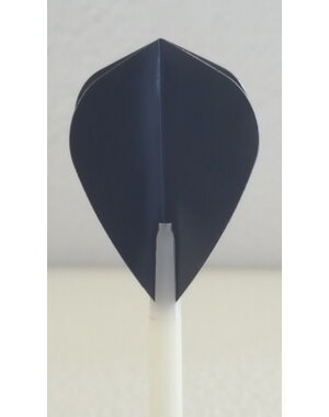 McCoy Darts McCoy Power Max Kite Solid Black Dart Flight