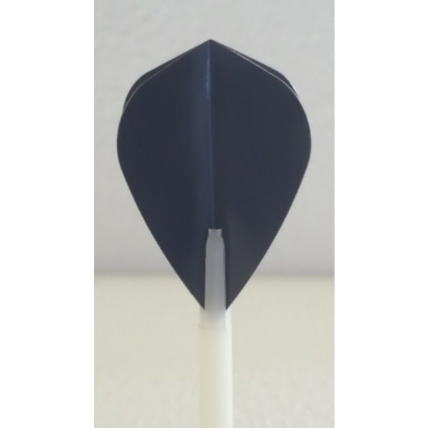 McCoy Darts McCoy Power Max Kite Solid Black Dart Flight
