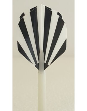 McCoy Darts McCoy R4X Standard Black Flash Dart Flight