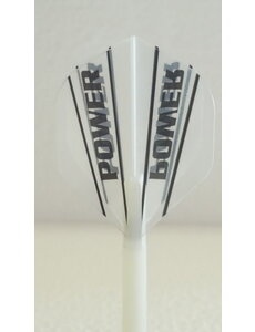 McCoy Darts McCoy Power Max Standard Transparent Clear Dart Flight