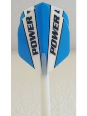 McCoy Darts McCoy Power Max Standard Solid Blue and White Dart Flight