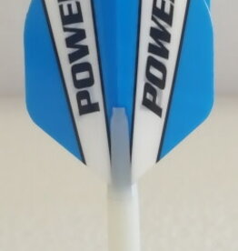 McCoy Darts McCoy Power Max Standard Solid Blue and White Dart Flight