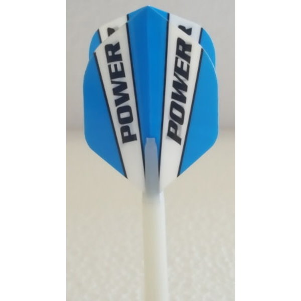 McCoy Darts McCoy Power Max Standard Solid Blue and White Dart Flight