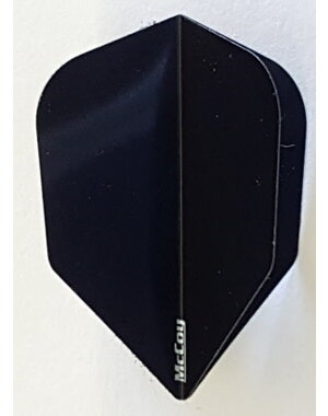 McCoy Darts McCoy Xtra Strong Standard Solid Black Dart Flight