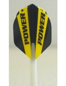 McCoy Darts McCoy Power Max Standard Solid Yellow and Black Dart Flight