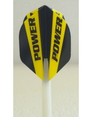 McCoy Darts McCoy Power Max Standard Solid Yellow and Black Dart Flight