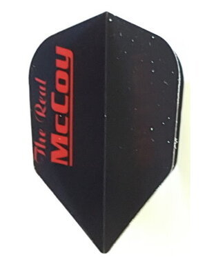 McCoy Darts McCoy Xtra Strong Standard Black and Red The Real McCoy Dart Flight