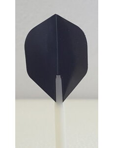 McCoy Darts McCoy Power Max Standard Solid Black Dart Flight