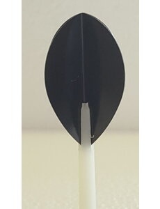 McCoy Darts McCoy Power Max Pear Solid Black Dart Flight
