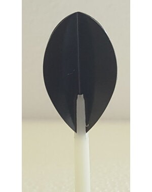 McCoy Darts McCoy Power Max Pear Solid Black Dart Flight