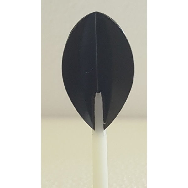 McCoy Darts McCoy Power Max Pear Solid Black Dart Flight