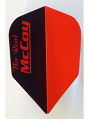 McCoy Darts McCoy Xtra Strong Standard 2 Tone Black and Red The Real McCoy Dart Flight