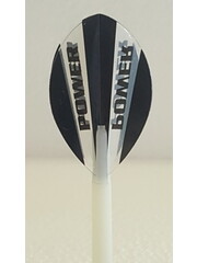 McCoy Darts McCoy Power Max Pear Transparent Black and Clear Dart Flight
