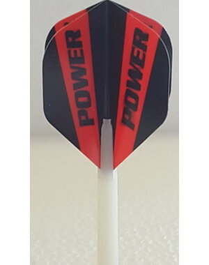 McCoy Darts McCoy Power Max Standard Solid Black and Red Dart Flight