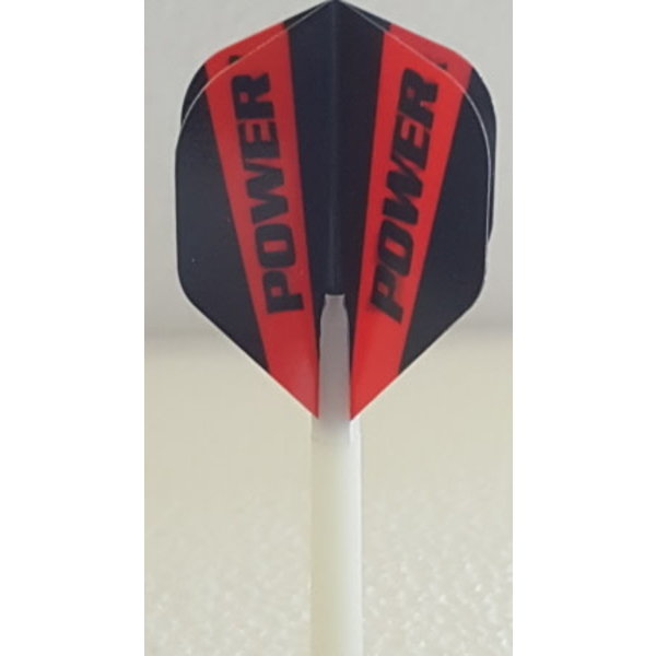 McCoy Darts McCoy Power Max Standard Solid Black and Red Dart Flight