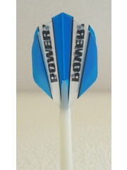 McCoy Darts McCoy Power Max Standard Transparent Blue and Clear Dart Flight