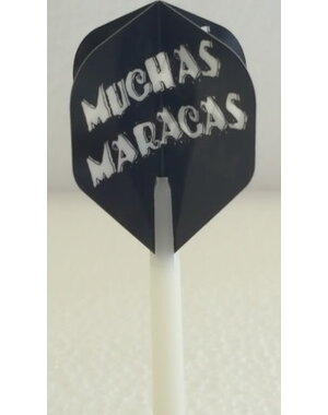 McCoy Darts McCoy Power Max Standard Solid Black Muchas Maracas Dart Flight