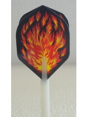 McCoy Darts McCoy Power Max Standard Solid Flames on Fire Dart Flight