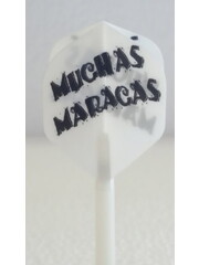 McCoy Darts McCoy Power Max Standard Solid White Muchas Maracas Dart Flight