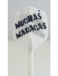 McCoy Darts McCoy Power Max Standard Solid White Muchas Maracas Dart Flight