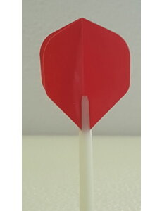 McCoy Darts McCoy Power Max Standard Solid Red Dart Flight