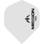 Mission Darts Mission Logo 150 Matt White Standard Dart Flights
