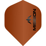 Mission Darts Mission Logo No2 Matt Orange Standard Dart Flights