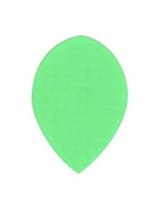 Nylon Fluro Green Pear Nylon Dart Flight