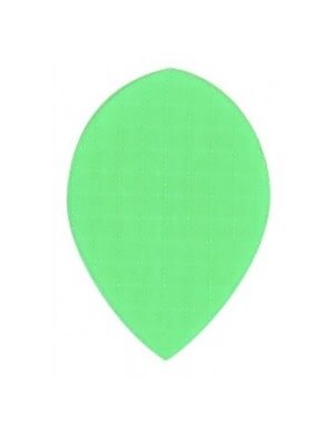 Nylon Fluro Green Pear Nylon Dart Flight