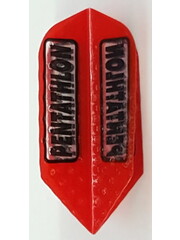 PENTATHLON Pentathlon Red Slim Dimplex 100 Micron Thick Dart Flights