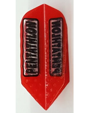 PENTATHLON Pentathlon Red Slim Dimplex 100 Micron Thick Dart Flights