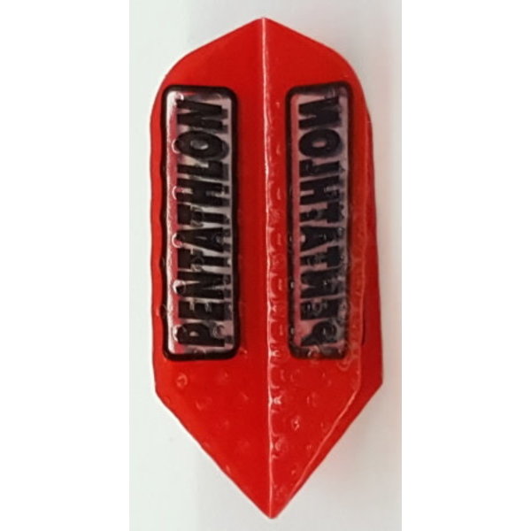 PENTATHLON Pentathlon Red Slim Dimplex 100 Micron Thick Dart Flights