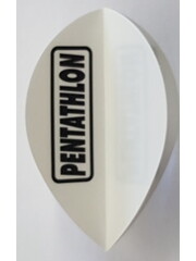 PENTATHLON Pentathlon Solid White Pear Dart Flights