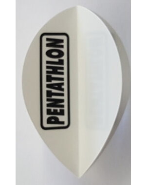 PENTATHLON Pentathlon Solid White Pear Dart Flights