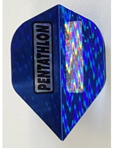 PENTATHLON Pentathlon Blue Silver Standard Dart Flights